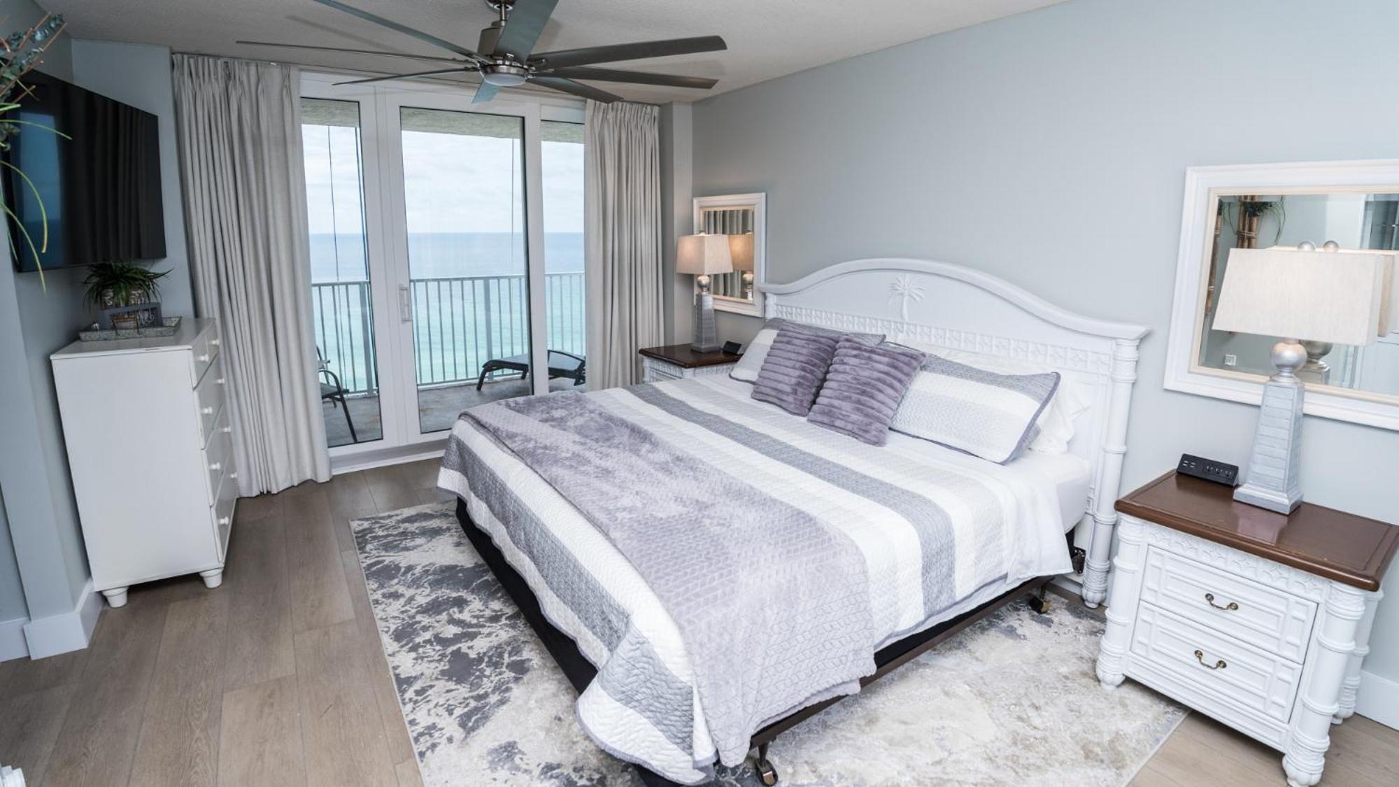 New Rental - 3Br 3Ba Corner Beachfront - 2024 Remodel - 3 Pools, Tiki Hut, Gym, Tennis Panama City Beach Dış mekan fotoğraf