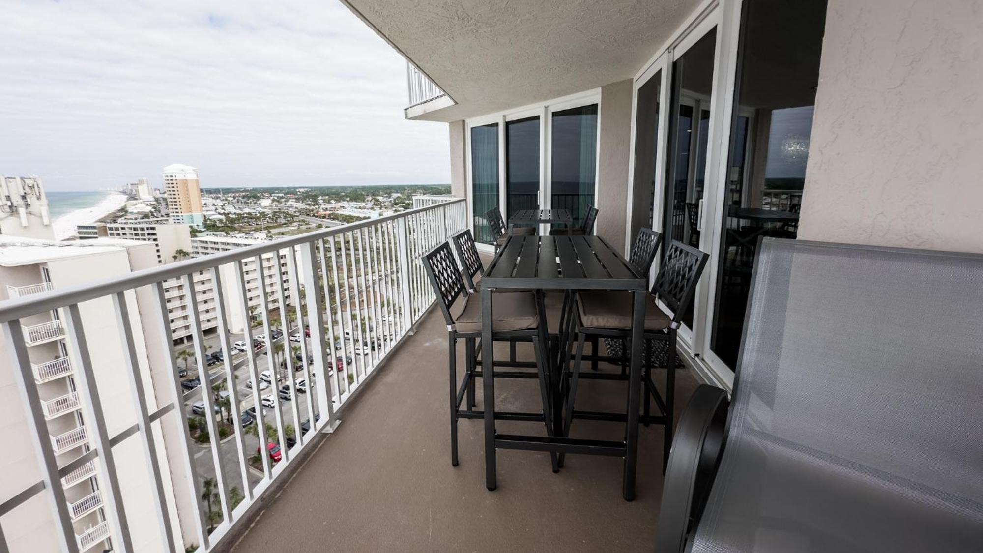 New Rental - 3Br 3Ba Corner Beachfront - 2024 Remodel - 3 Pools, Tiki Hut, Gym, Tennis Panama City Beach Dış mekan fotoğraf